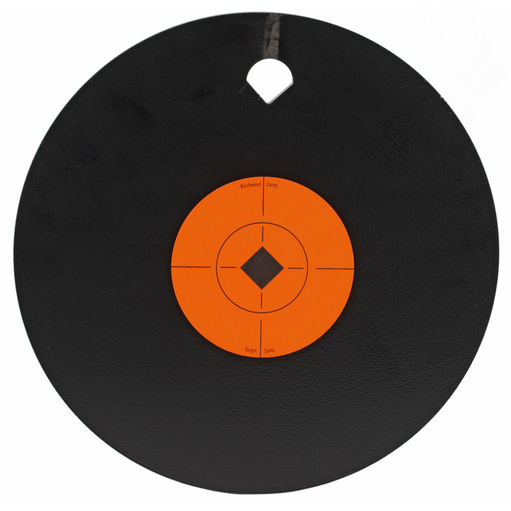 Birchwood Casey Gong One Hole 8" Target  3/8"  AR500  Includes 3" Target Spot  Steel 47603