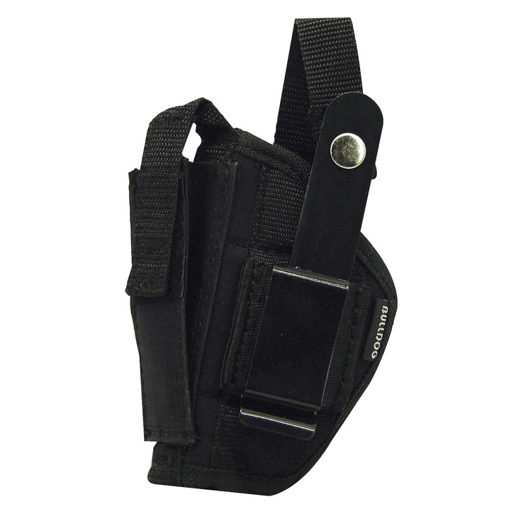 Bulldog Cases Fusion Belt Holster  Fits Kel Tec P11  P32  Taurus PT22  Walther PPK/PPK/S  Ambidextrous  Black FSN-20