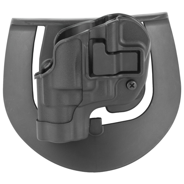 BLACKHAWK! CQC SERPA Holster With Belt and Paddle Attachment  Fits J Frame With 2" Barrel  Left Hand  Black 410520BK-L