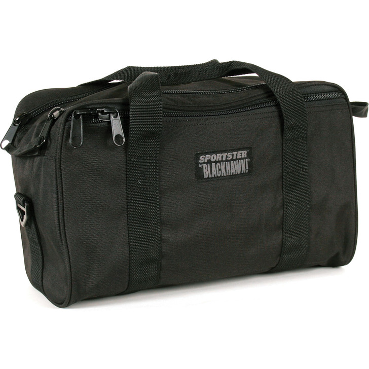 BLACKHAWK! Sportster Pistol Range Bag  16"x9"x8"   Black 74RB02BK