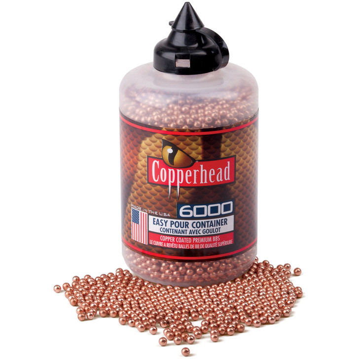 Crosman Copperhead .177 BB  6000 BB's Per Bottle  Plastic Bottle 767