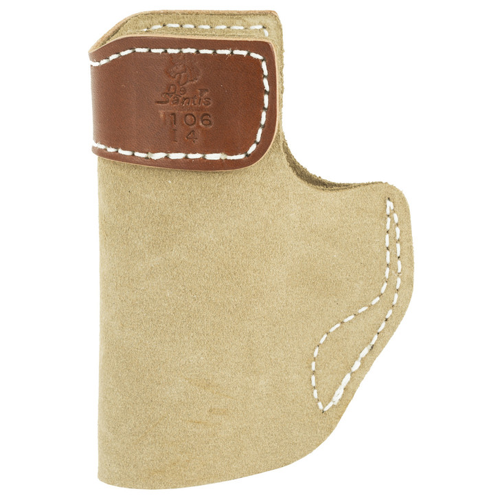 DeSantis Gunhide Sof-Tuck Inside The Pant Holster  Fits S&W Shield (9mm  40S&W  and 45ACP) And Mossberg MC1-SC  Right Hand  Tan Leather 106NAI4Z0