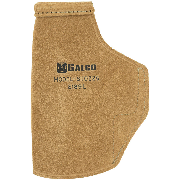 Galco Stow-N-Go Inside The Pant Holster  Fits Glock 19/23/32  Right Hand  Natural Leather STO226