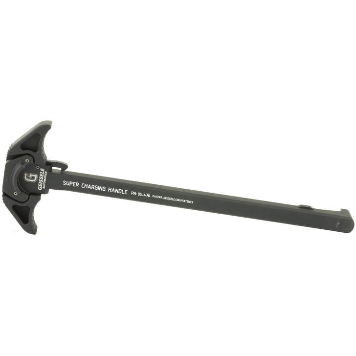 Geissele Automatics Super Charging Handle SCH  7.62"  7075-T6 Aluminum  Ambidextrous  Black Finish  Fits AR 10 05-476B