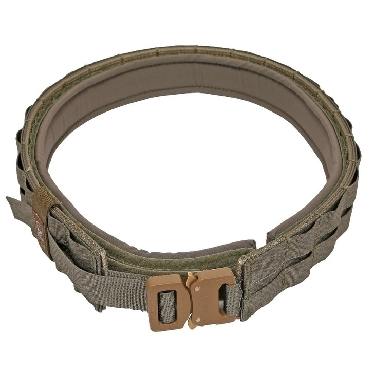 Grey Ghost Gear UGF Battle Belt with Padded Inner  Large (40"-42")  Ranger Green 7013-6