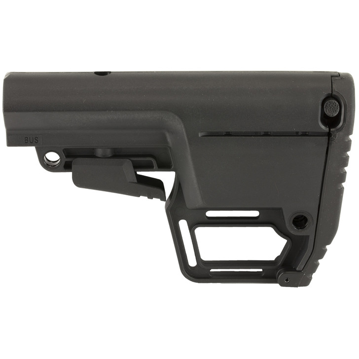 Mission First Tactical Battlelink Stock  6-Position  Mil Spec  Utility  M4 Collapsible Stock  Black BUSMIL