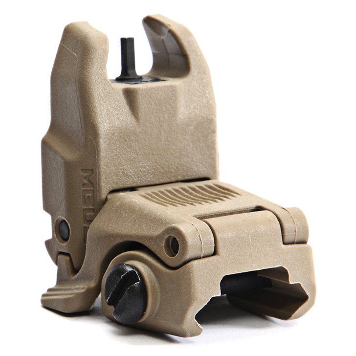 Magpul Industries MBUS Back-Up Front Sight  Gen 2  Fits Picatinny Rails  Flat Dark Earth Finish  Flip Up MAG247-FDE