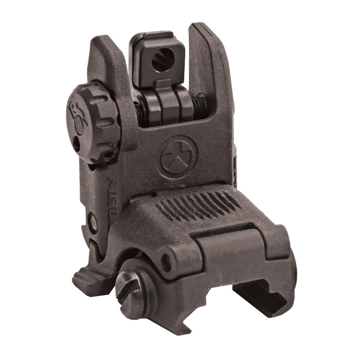 Magpul Industries MBUS Back-Up Rear Sight  Gen 2  Fits Picatinny Rails  Black Finish  Flip Up MAG248-BLK