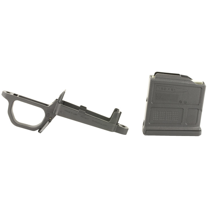 Magpul Industries Bolt Action Magazine Well For Hunter 700 Stock  Includes (1) PMAG 5 7.62 AC  Black  Designed Specifically For The Hunter 700 Stock And All Short Action Caliber AICS (Accuracy International Chassis Systems) Pattern Magazines MAG497-B