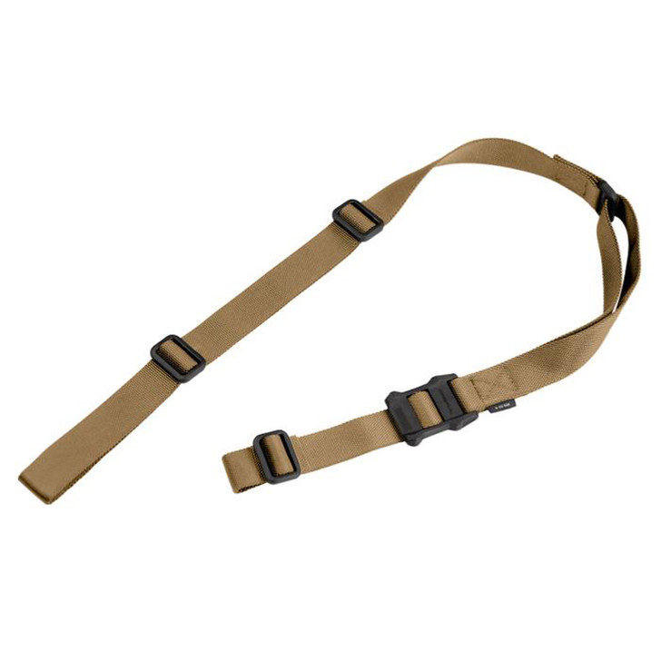 Magpul Industries MS1 Sling  Fits AR Rifles  Coyote Brown Finish  1 or 2 Point Sling MAG513-COY