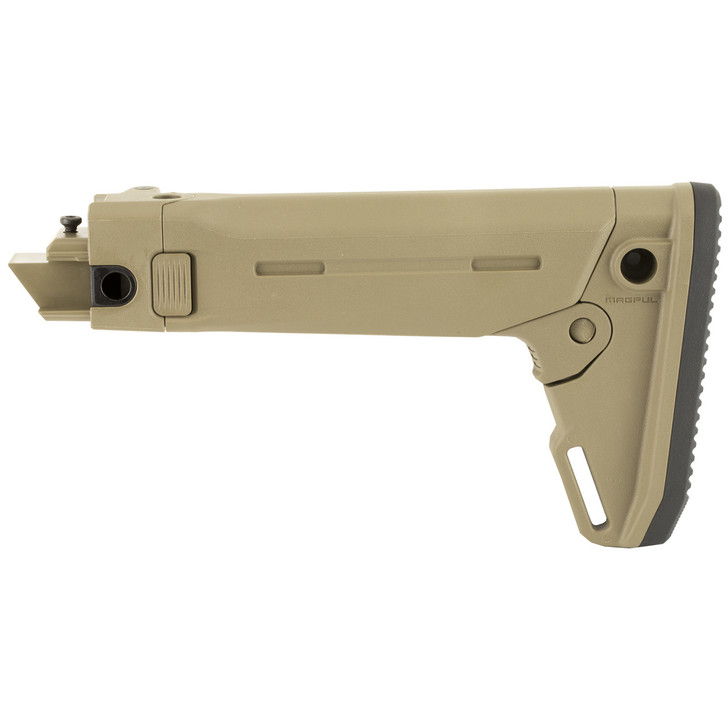 Magpul Industries Zhukov-S Stock  Fits AK Rifles Except Yugo Pattern AKs or Norinco Type 56s/MAK90 Rifles  Flat Dark Earth Finish  5-Position Length of Pull  Rubber Butt Pad MAG585-FDE