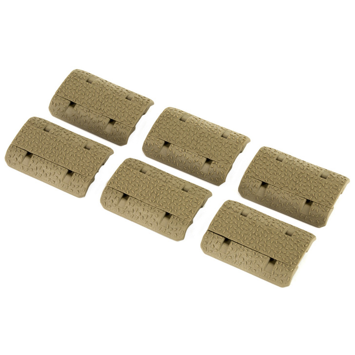 Magpul Industries M-LOK Rail Covers  Flat Dark Earth Finish  Type 2Rail Cover  Includes 6 panels each covering one M-LOK slot  Fits M-LOK MAG603-FDE