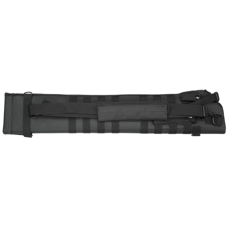NCSTAR Shotgun Scabbard  Black  Nylon  29" Length  Six Metal D-Ring locations  Includes Padded Shoulder Sling CVSCB2917B