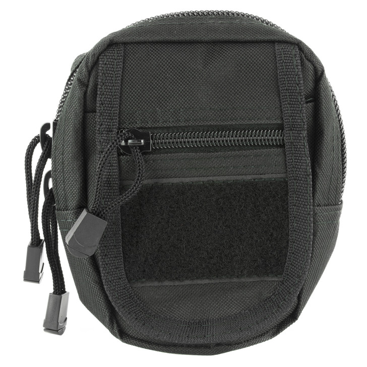NCSTAR Small Utility Pouch  Nylon  Black  MOLLE Straps for Attachment  Zippered Compartment CVSUP2934B