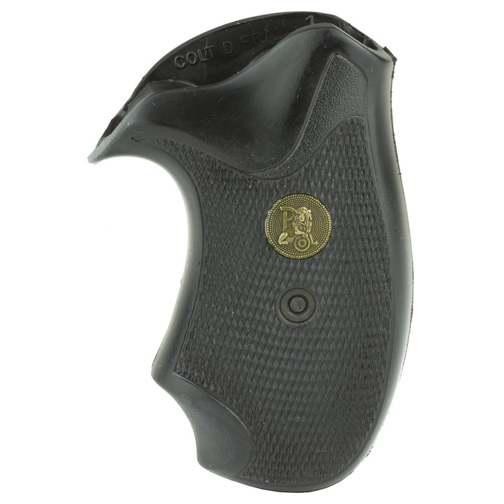 Pachmayr Grip Compact  Fits Colt D Post 1971 Revolver  Black 2515