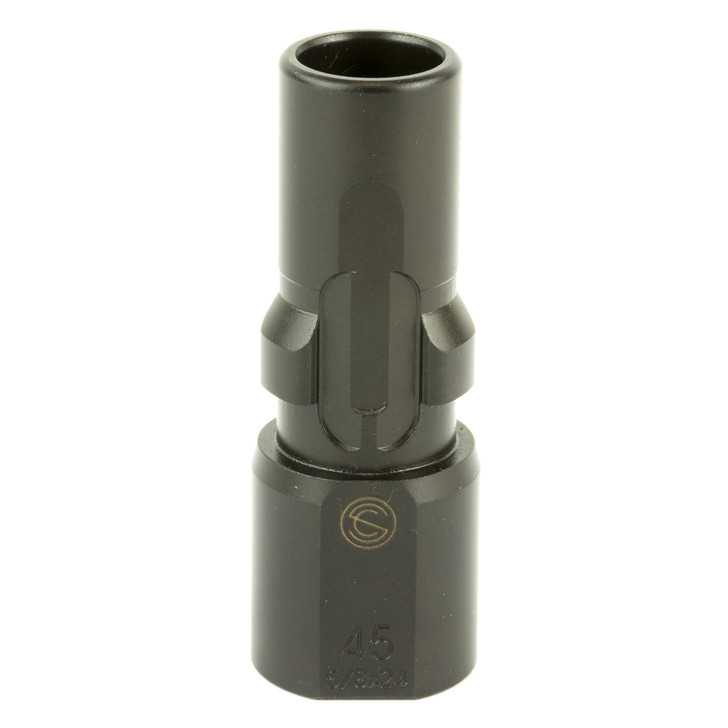 SilencerCo 3-Lug Muzzle Device  45ACP  5/8X24  Black Finish AC2603