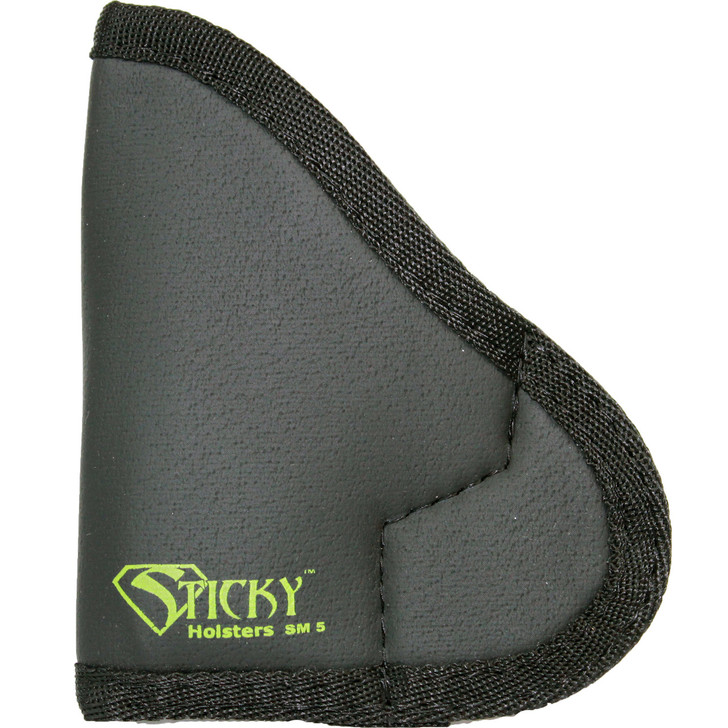 Sticky Holsters Pocket Holster  Ambidextrous  For Glock 42  Kimber Micro 9  Kimber Solo  DiamondBack DB9 and Sig Sauer P938  Neoprene  Black Finish SM-5