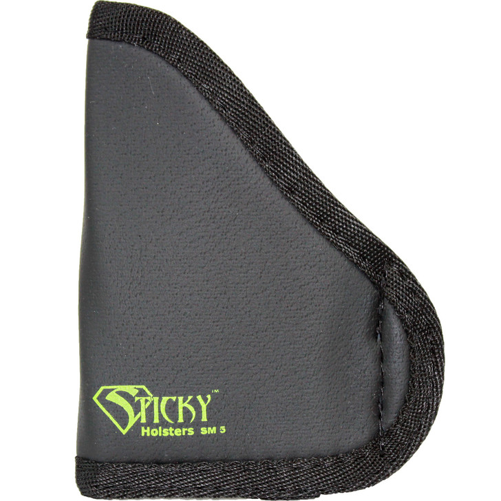 Sticky Holsters Pocket Holster  Ambidextrous  For Glock 42  Kimber Micro 9  Kimber Solo  DiamondBack DB9 and Sig Sauer P938 With Laser  Neoprene  Black Finish SM-5