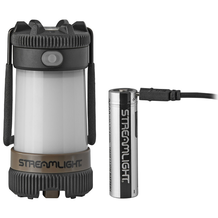 Streamlight Siege X USB Lantern  325 Lumen  18650 USB Battery & USB Cord  Coyote Brown 44956