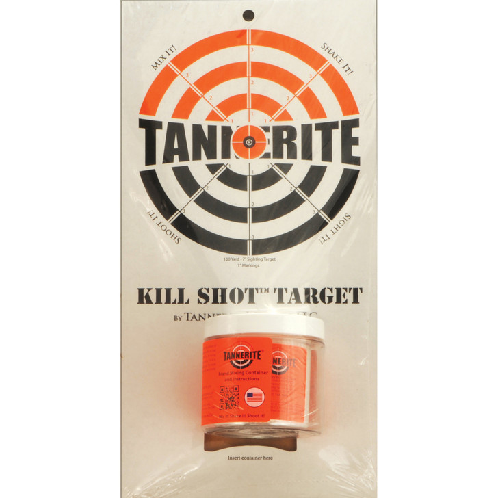 Tannerite Kill Shot Target  Cardboard Bullseye Target & 1/2lb ET KST