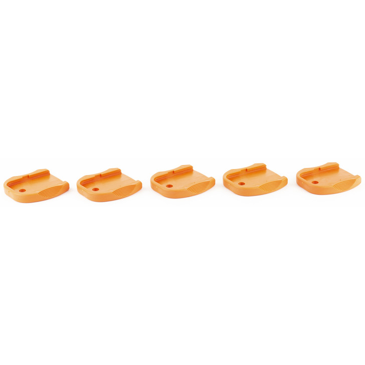 TangoDown Vickers Tactical Magazine Floor Plate  For Glock 9MM  40S&W  357Sig  45GAP  Orange  Five Pack VTMFP-001-ORN