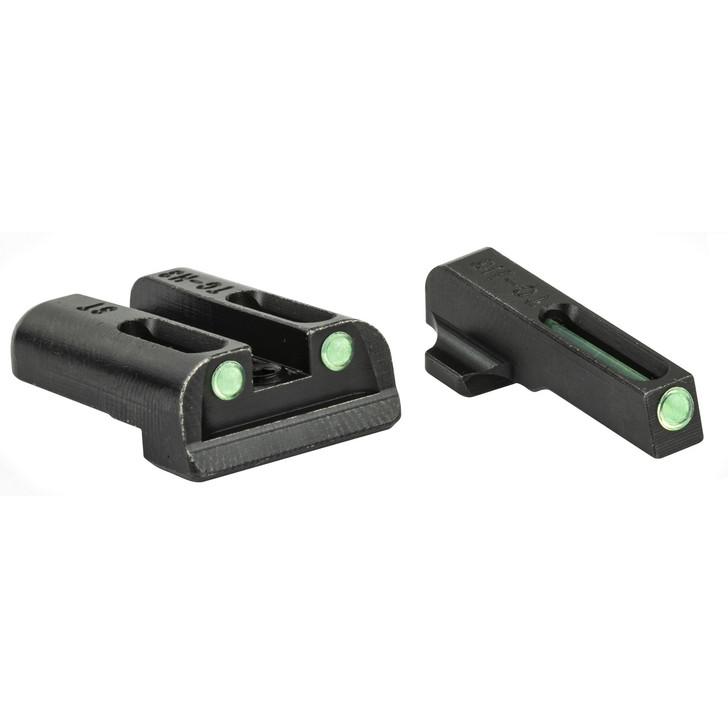 Truglo Brite-Site Tritium/Fiber Optic Sight  Fits Sig #6 Front / #8 Rear  Green TG131ST2