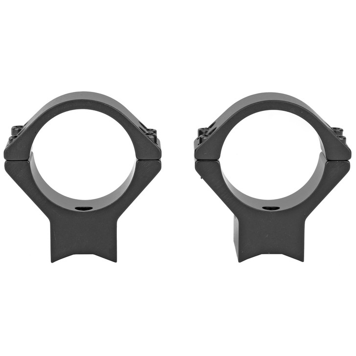 Talley Manufacturing Light Weight Ring/Base Combo  30mm Med  Black Finish  Alloy  Fits Savage Round Receiver w/ Accutrigger  A17  A22  Remington 783  Ruger American Short Action  Stiller Predator  Stevens 200  Thompson Center Venture  Compass 740725