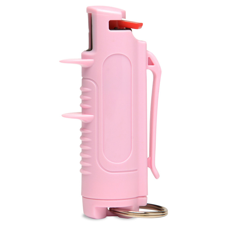 Tornado Personal Defense Tornado Pepper Spray  Armor Case  11g  Belt Clip  Pink RPC093P