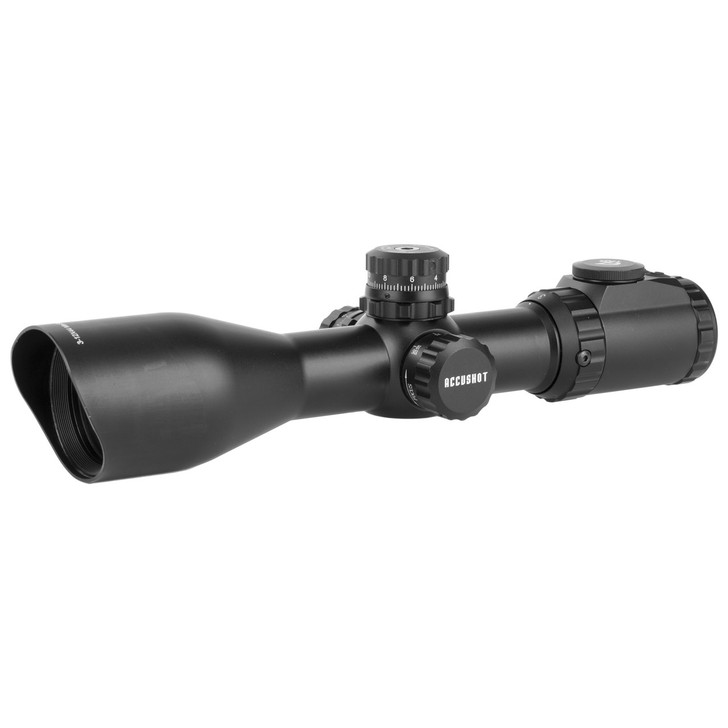 Leapers  Inc. - UTG Hunter Rifle Scope  6-24X 50  1"  36-Color Mil-Dot Reticle  with Rings  Black Finish SCP-U6245AOIEW