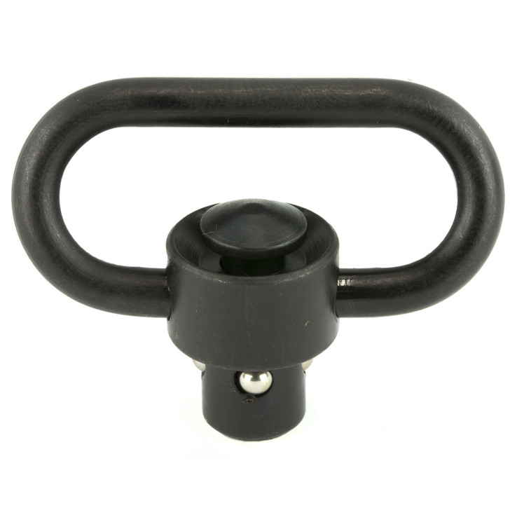 Leapers  Inc. - UTG Sling Swivel  1.25"  Push Button Quick Detach  Black TL-QDSW18