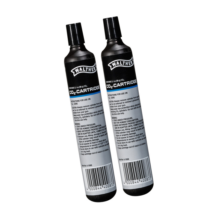 Umarex Walther 88 gram CO2 Cylinder  2 pack 2252534