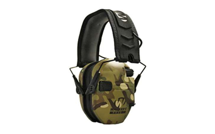 Walker's Razor  Electronic Earmuff  Multicam Camo - Tan  Electronic  1 Pair GWP-RSEM-MCC