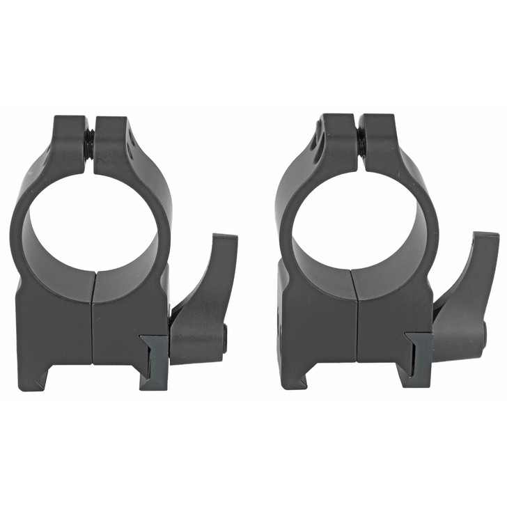 Warne Scope Mounts Maxima Quick Detach Ring  1"  High  Matte Finish 202LM