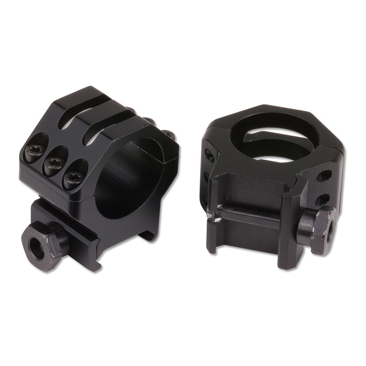 Weaver Tactical Ring  Fits Picatinny  1"  High  6-Hole  Black 99689