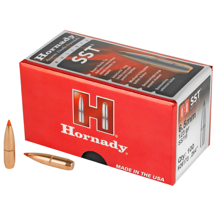 Hornady SST 6.5mm .264 123gr 100ct