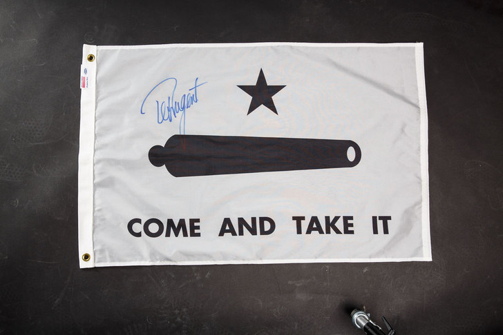 Ted Nugent Signed "Come And Take It" Flag