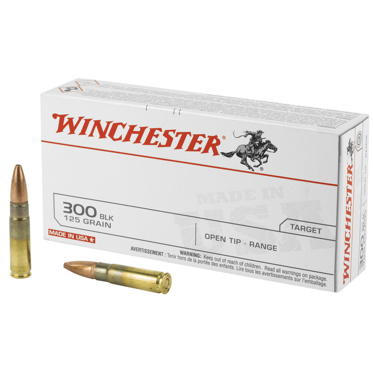 Winchester 300 Blackout  125GR  Open Tip  20rd Box - USA300BLK