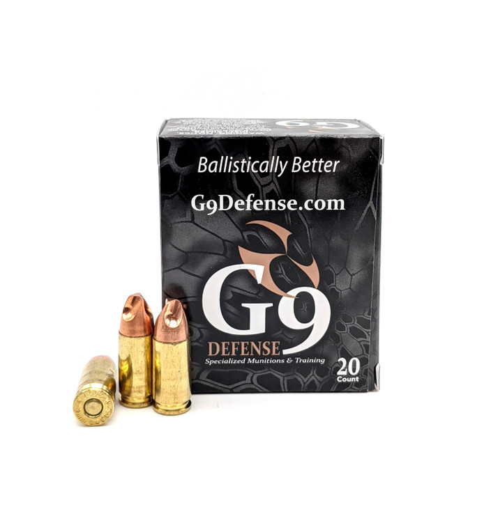 G9 Defense 9MM 80GR External Hollow Point - 20rd BOX