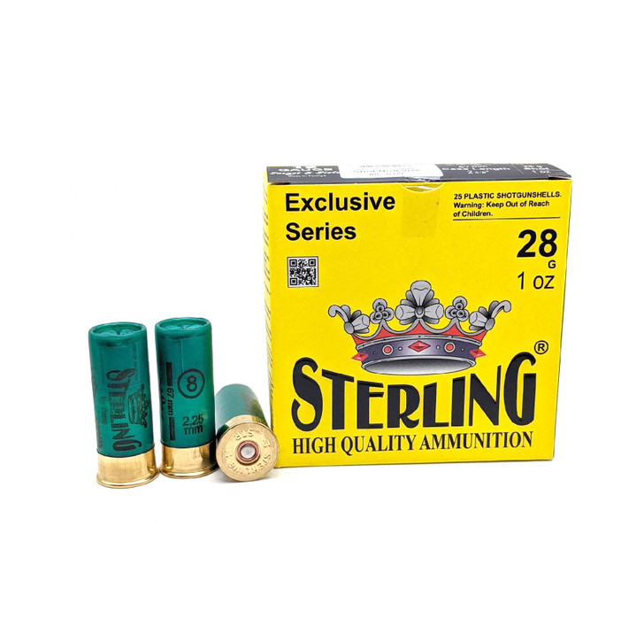 Sterling 12GA  #8 Birdshot 1oz  - Exclusive Series - 25rd Box