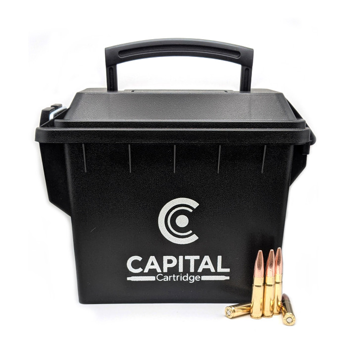 Capital Cartridge  .300 Blackout  200GR FMJ - SUBSONIC - REMAN - 200 Rounds With Free Ammo Can
