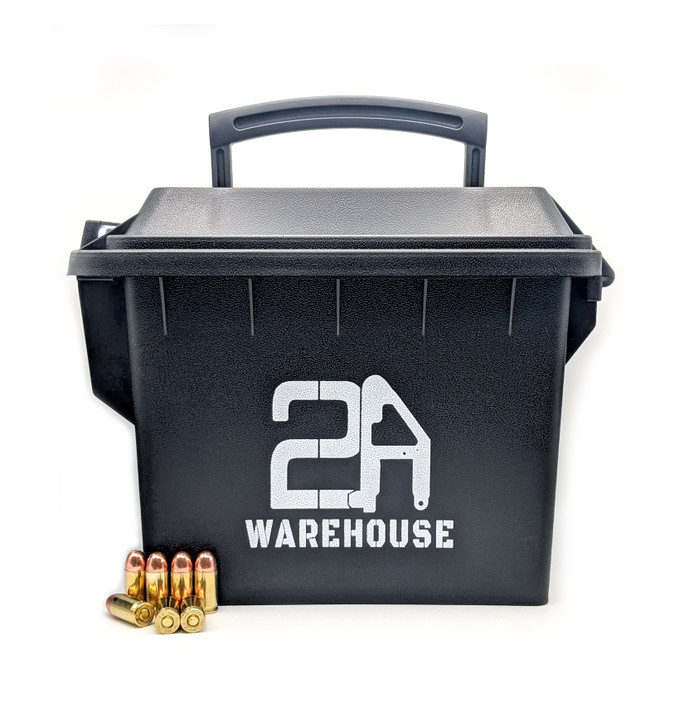 Capital Cartridge .380 ACP 100GR FMJ - New Brass Plated Steel Case - 200rd Can