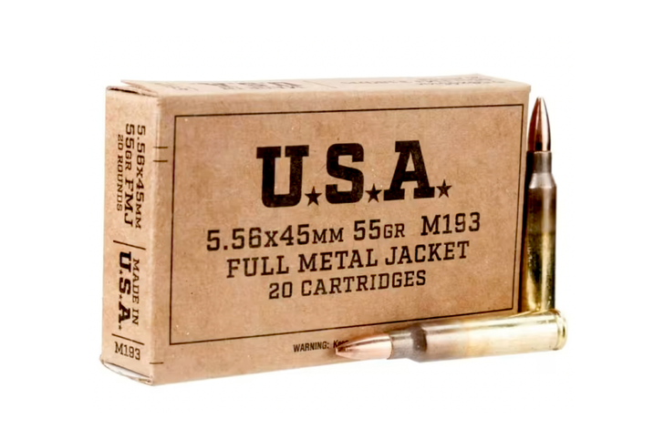 Winchester 5.56 - USA - 55GR M193 FMJ - SGM193K- 20rd Box