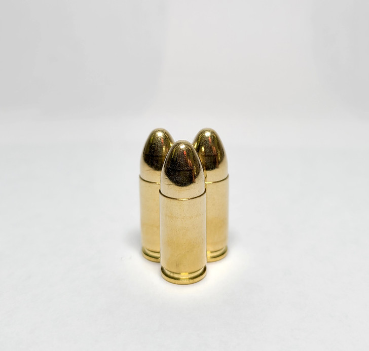 Capital Cartridge 9MM 115GR FMJ - New Brass Plated Steel Case - 1,250rds - METAL AMMO CAN
