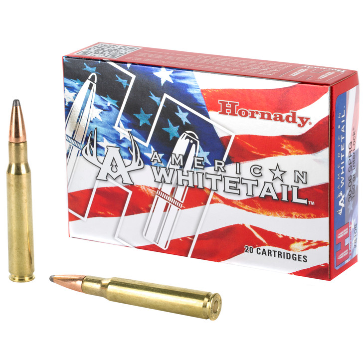 Hornady .30-06 - 150GR Interlock Soft Point - American Whitetail - 8108 - 20rd Box