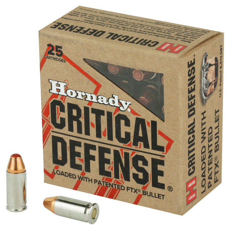 Hornady .32 ACP - 60GR FTX HP - Critical Defense - 90063 - 25rd Box