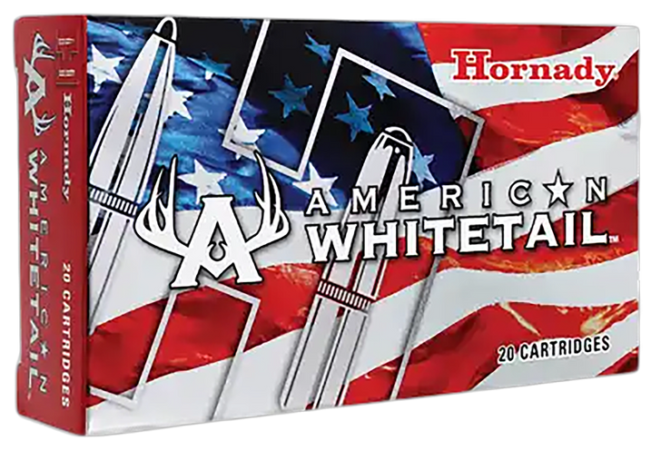 Hornady American Whitetail .30-06 Springfield 180 Grain InterLock SP Brass Cased - Rifle Ammo - 20RD Box - 81084