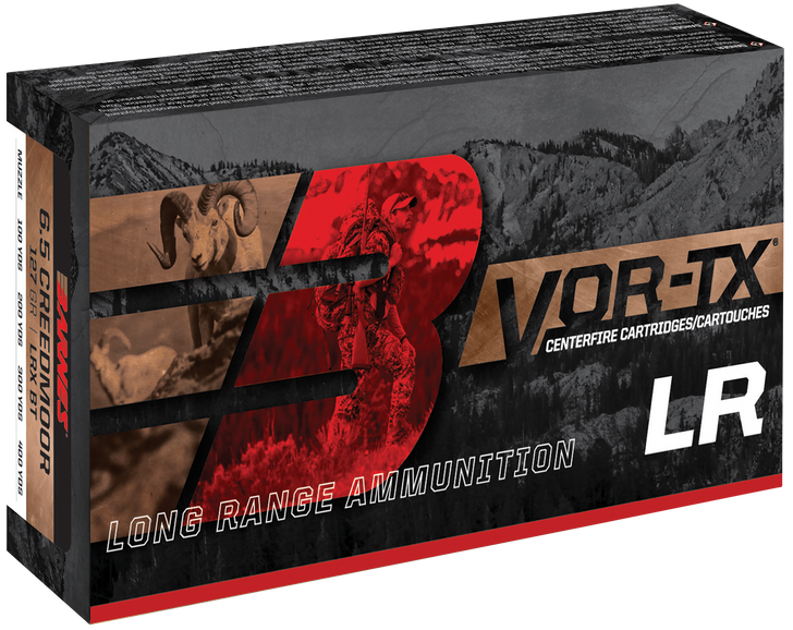 Barnes VOR-TX  6mm Creedmoor - LRX Boat Tail - 95 Grain - 20RD Box