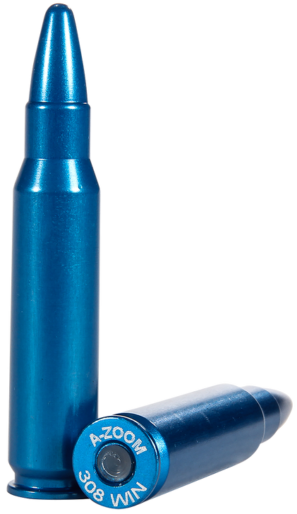 A-Zoom Centerfire Rifle Snap Caps - .308 - 10-Pack - Blue - 12328