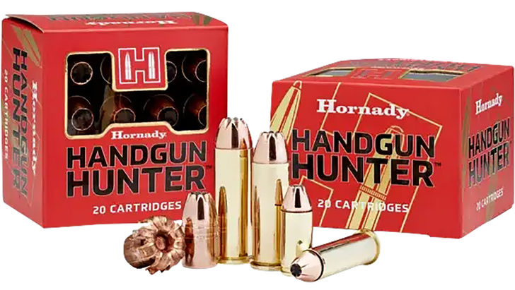 Hornady  Hunter .44 Magnum 200 Grain MonoFlex Brass Cased  -  Pistol Ammo  -  20RD Box - 9083