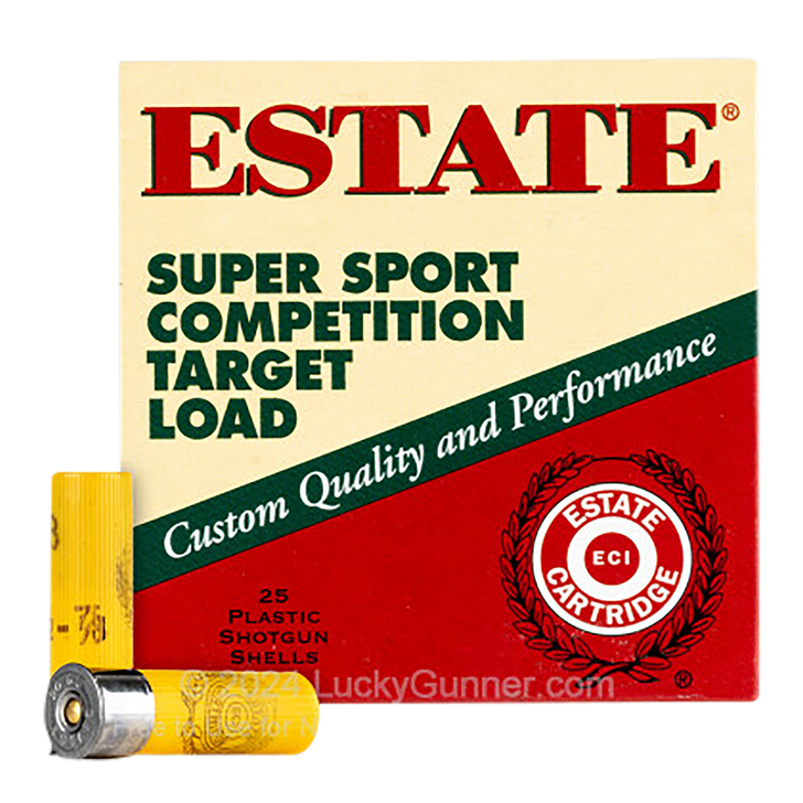 Estate Cartridge Estate Cartridge 20 Gauge 2-3/4in 2-1/2DE 7/8oz 8 Shot Size Shotgun Ammo - 25RD Box - SS20 8